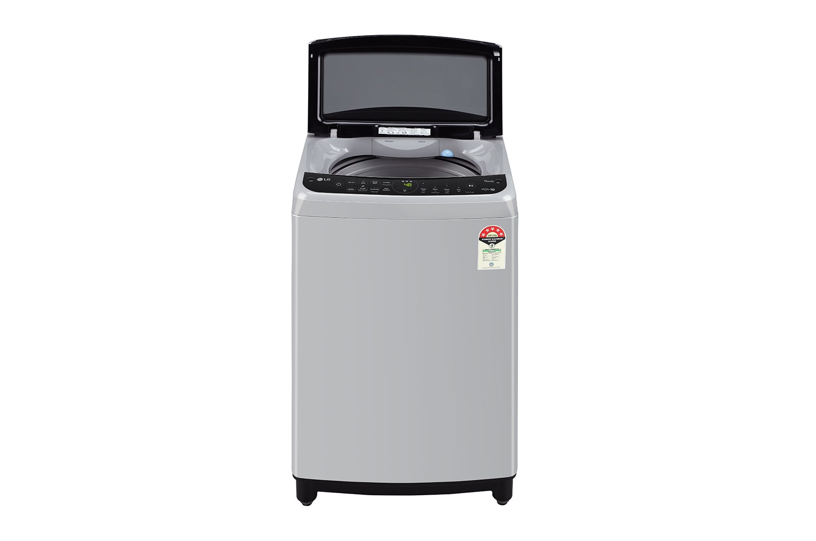 LG 9Kg Top Load Washing Machine, AI Direct Drive™, Turbowash, Middle Free Silver, THD09NWF