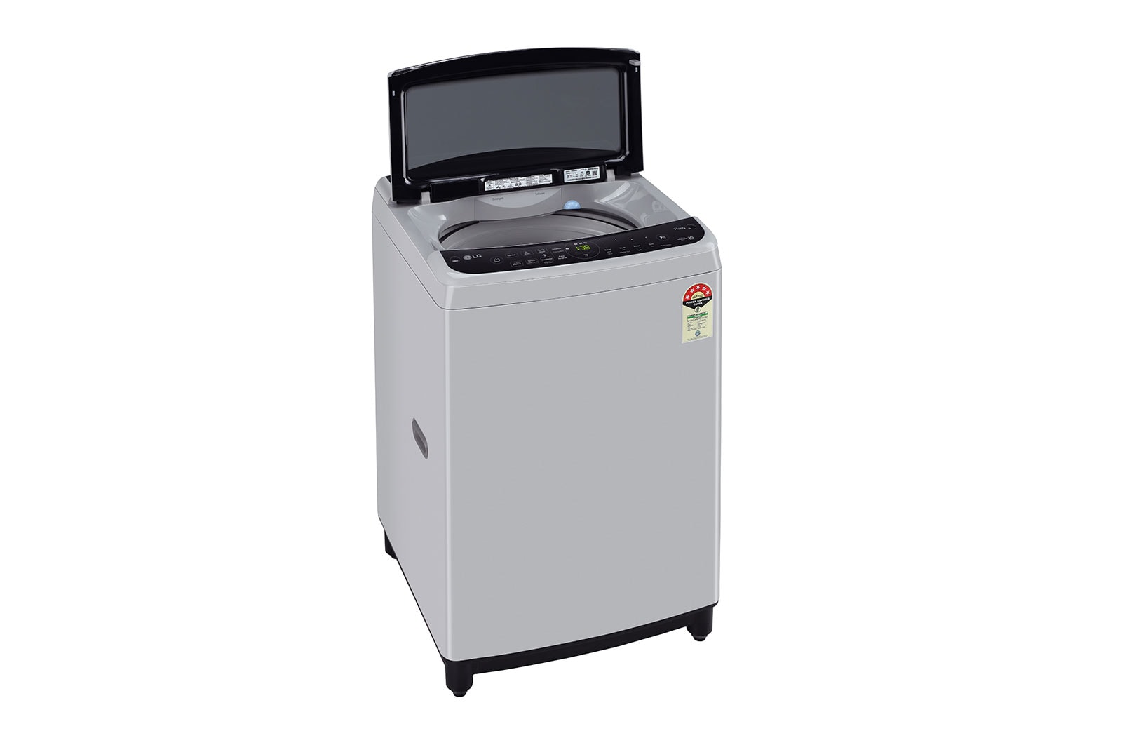 LG 9Kg Top Load Washing Machine, AI Direct Drive™, Turbowash, Middle Free Silver, THD09NWF