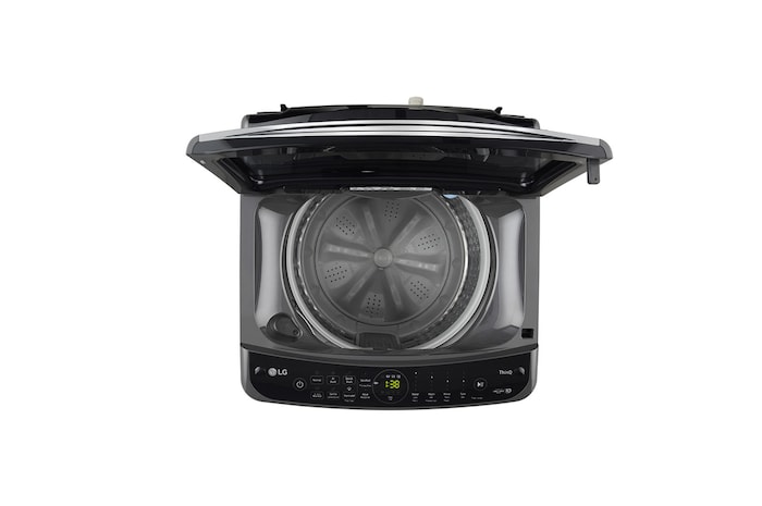 top view with door open