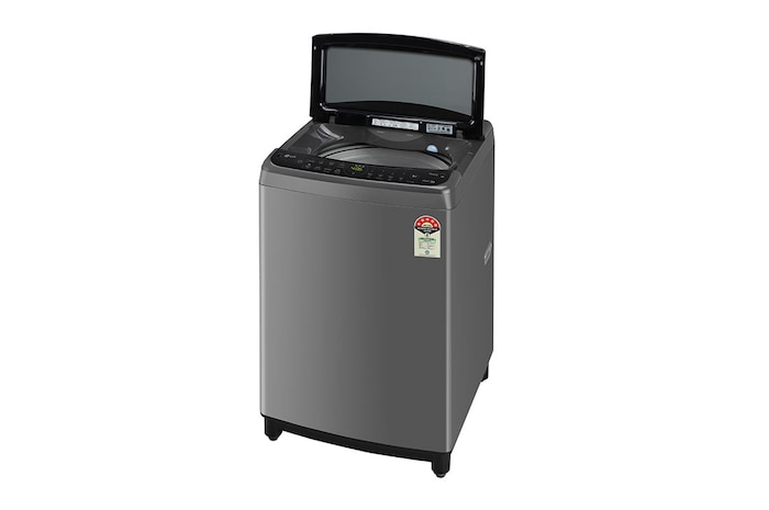 LG 9Kg Top Load Washing Machine, AI Direct Drive™, In-built Heater, Middle Black, THD09SWM