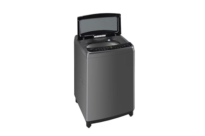 LG 10Kg Top Load Washing Machine, AI Direct Drive™, Turbowash, Middle Black, 5 Star, THD10NWM