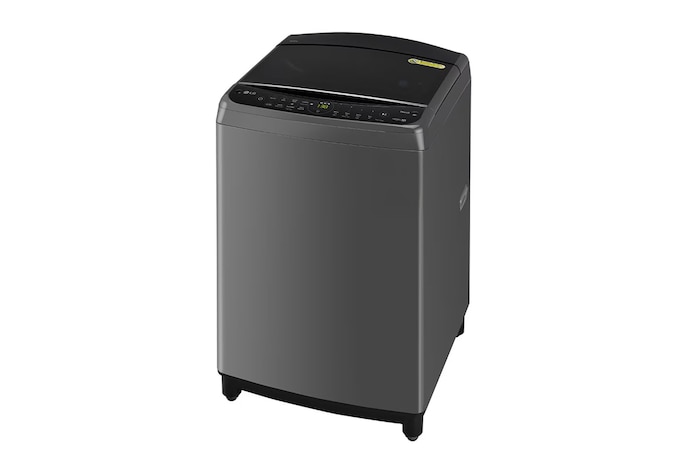 LG 10Kg Top Load Washing Machine, AI Direct Drive™, Turbowash, Middle Black, 5 Star, THD10NWM