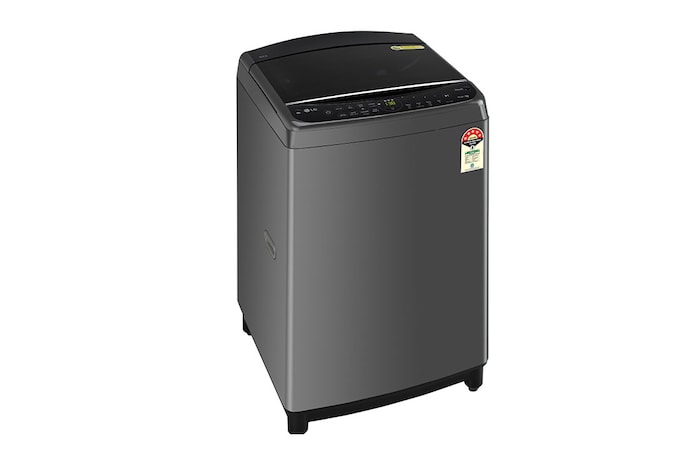 LG 10Kg Top Load Washing Machine, AI Direct Drive™, Turbowash, Middle Black, 5 Star, THD10NWM