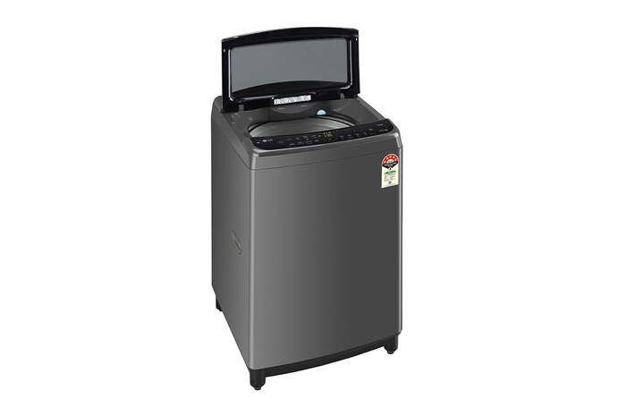 LG 10Kg Top Load Washing Machine, AI Direct Drive™, Turbowash, Middle Black, 5 Star, THD10NWM