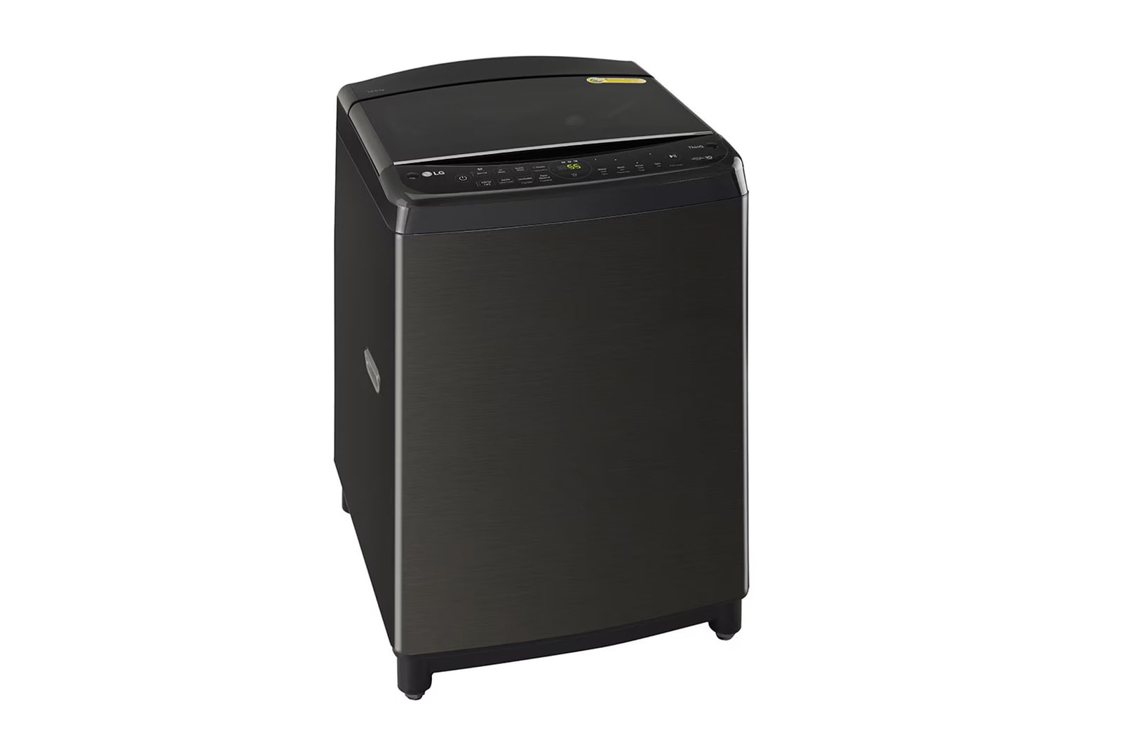 LG 10Kg Top Load Washing Machine, AI Direct Drive™, In-built Heater, Platinum Black, 5 Star, THD10SWP