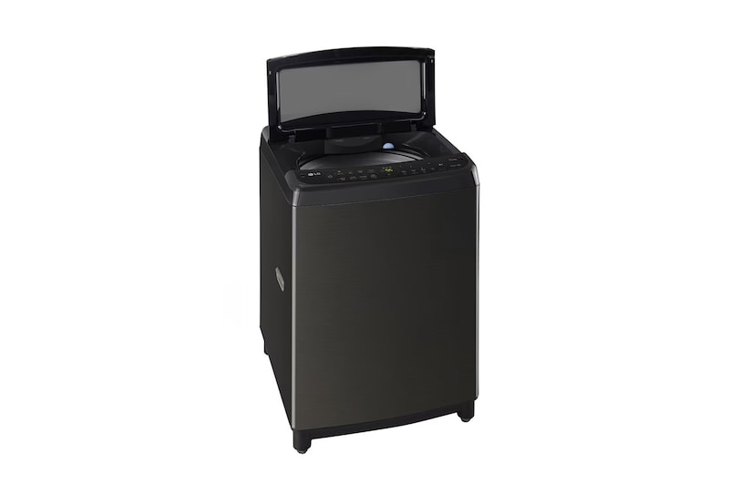 LG 10Kg Top Load Washing Machine, AI Direct Drive™, In-built Heater, Platinum Black, 5 Star, THD10SWP