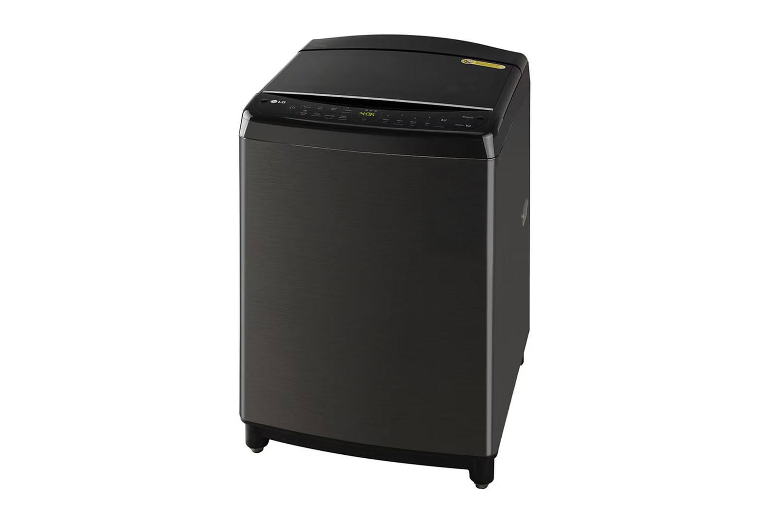 LG 10Kg Top Load Washing Machine, AI Direct Drive™, In-built Heater, Platinum Black, 5 Star, THD10SWP