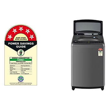 LG 11Kg Top Load Washing Machine, AI Direct Drive™, Middle Black, THD11NWM