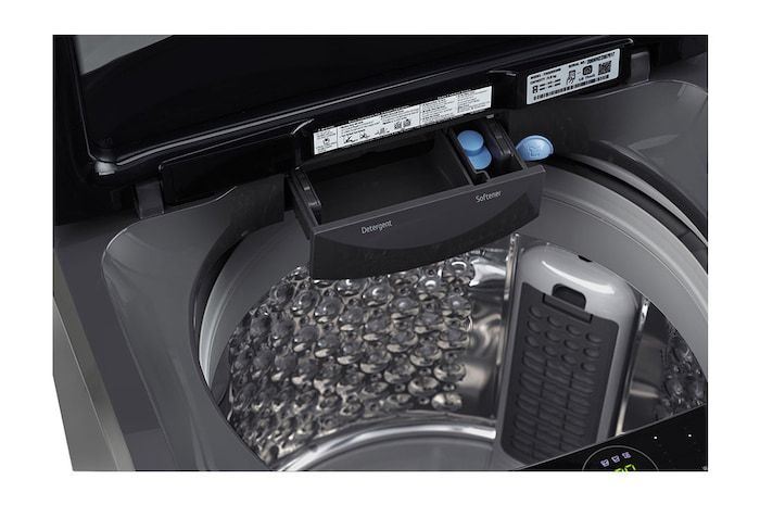 LG 11Kg Top Load Washing Machine, AI Direct Drive™, Middle Black, 5 Star, THD11NWM