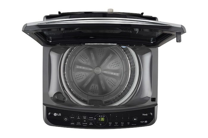 LG 11Kg Top Load Washing Machine, AI Direct Drive™, Middle Black, 5 Star, THD11NWM