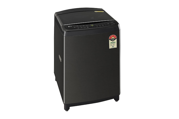 LG 11Kg Top Load Washing Machine, AI Direct Drive™, In-built Heater, Middle Black, 5 Star, THD11SWM