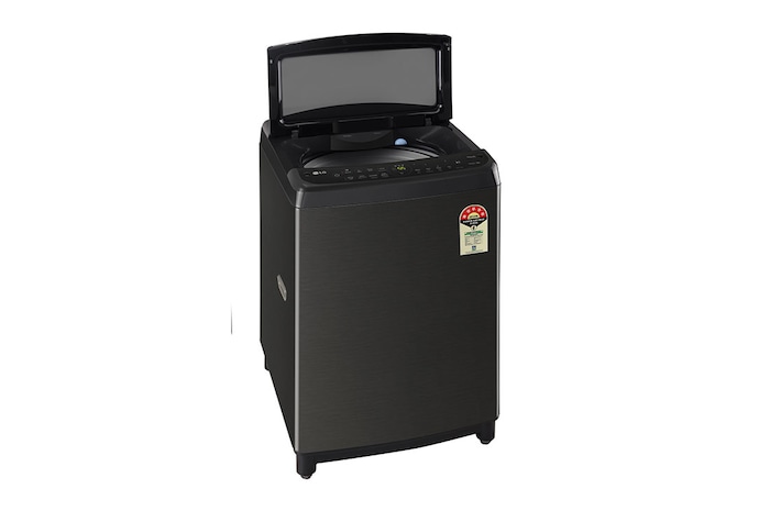 LG 11Kg Top Load Washing Machine, AI Direct Drive™, In-built Heater, Middle Black, 5 Star, THD11SWM