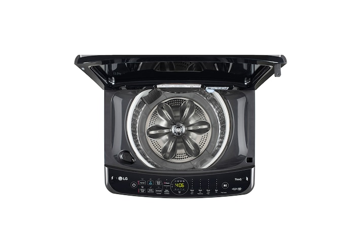 top view with door open