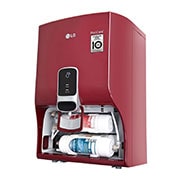LG 8L RO+Mineral Booster Water Purifier with Steel Tank, Red, WW140NPR