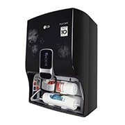 LG 8L RO+UV+Mineral Booster Water Purifier, Steel Tank, Black, WW151NP