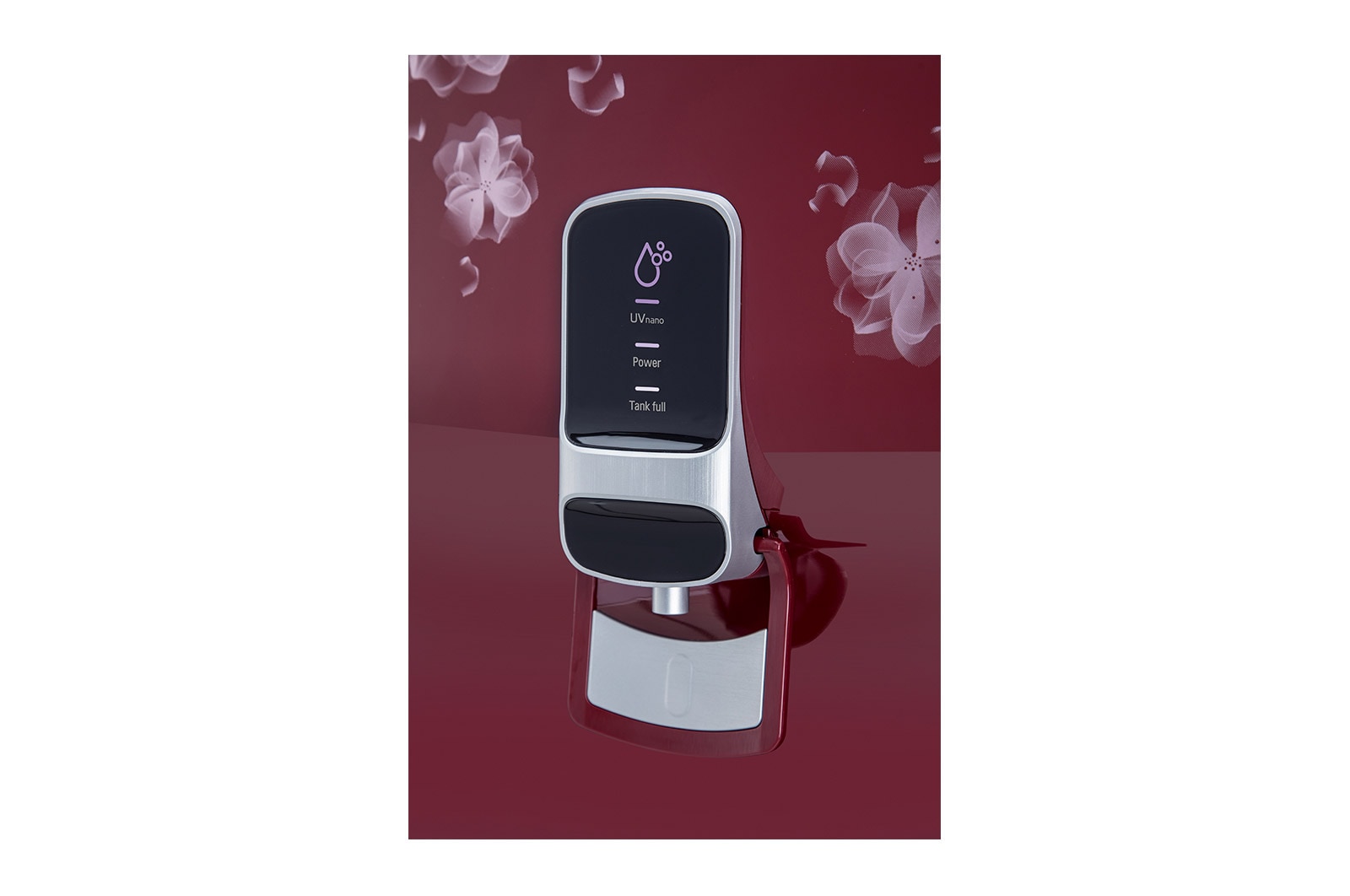 LG 8L RO+UV+Mineral Booster Water Purifier, Steel Tank, Red, WW151NPR