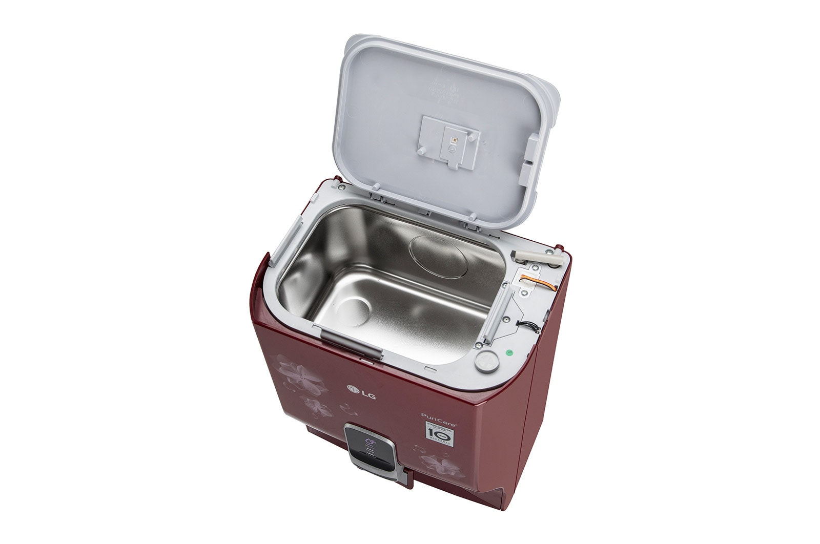 LG 8L RO+UV+Mineral Booster Water Purifier, Steel Tank, Red, WW151NPR