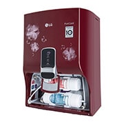 LG 8L RO+UV+Mineral Booster Water Purifier, Steel Tank, Red, WW151NPR
