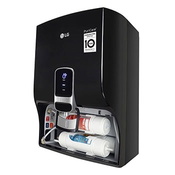 LG 8L RO+UV Water Purifier with Stainless Steel Tank, Black, WW152NP