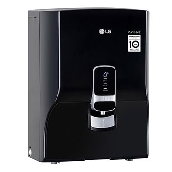LG 8L RO+UV Water Purifier with Stainless Steel Tank, Black, WW152NP