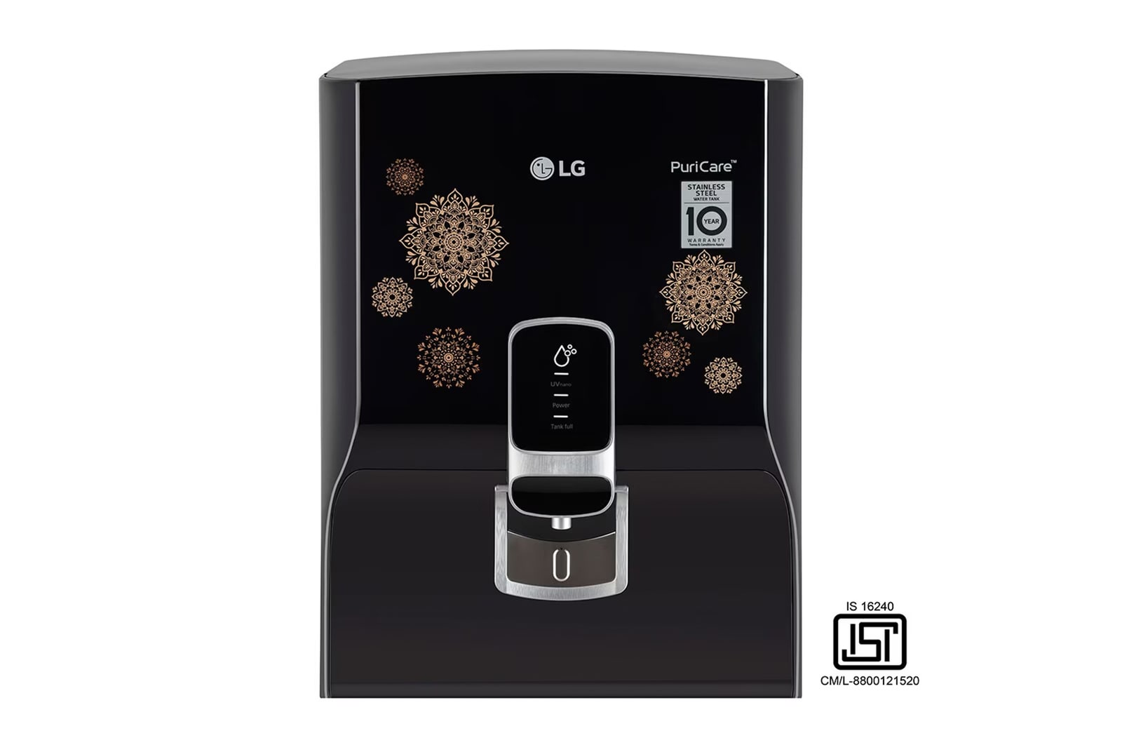 LG WW155NPB water purifier front view