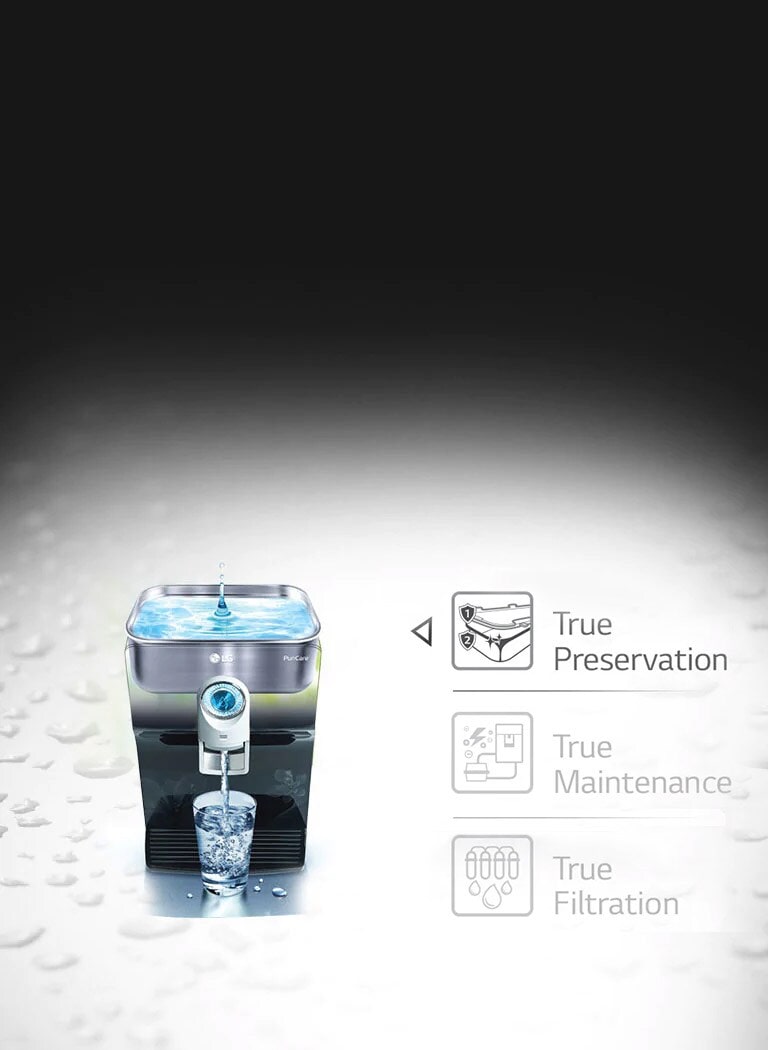 Get complete protection of the water with LG water purifier