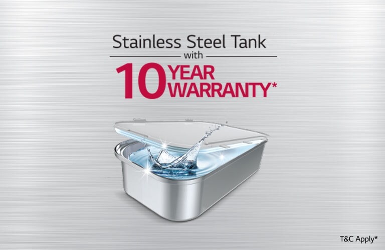 LG WW174NPC Stainless Steel Tank