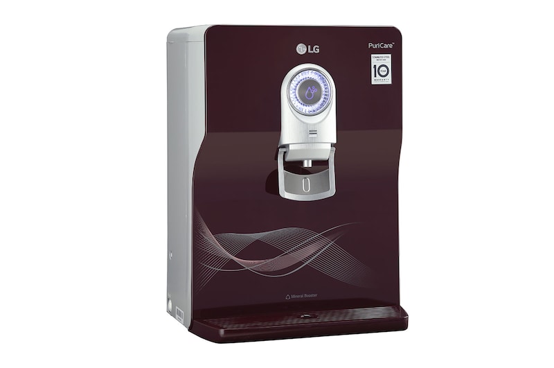LG 8L RO+UV+UF+Mineral Booster Water Purifier with Steel Tank, Crimson Red, WW184EPC