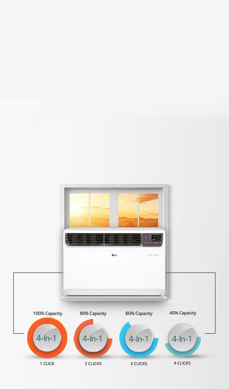 Convertible 4-in-1  Cooling