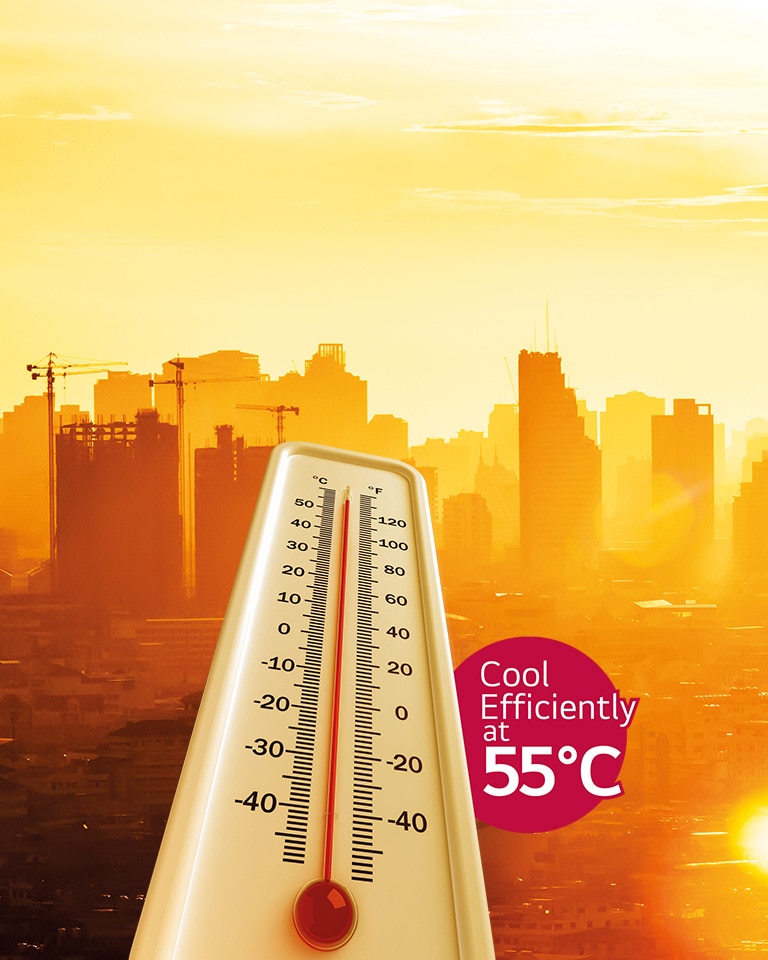 Cooling at 55°C