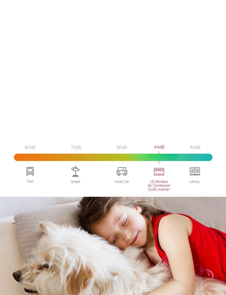 LG UW-Q24WWYA Super Silent Operation