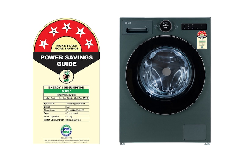 LG FX1412A9G Front Loading Washing Machines front view