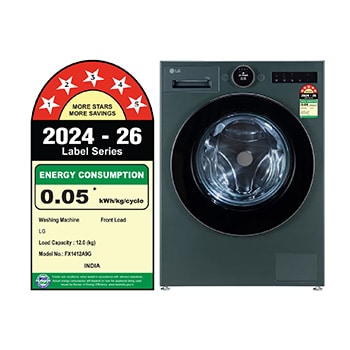LG FX1412A9G Front Loading Washing Machines front view