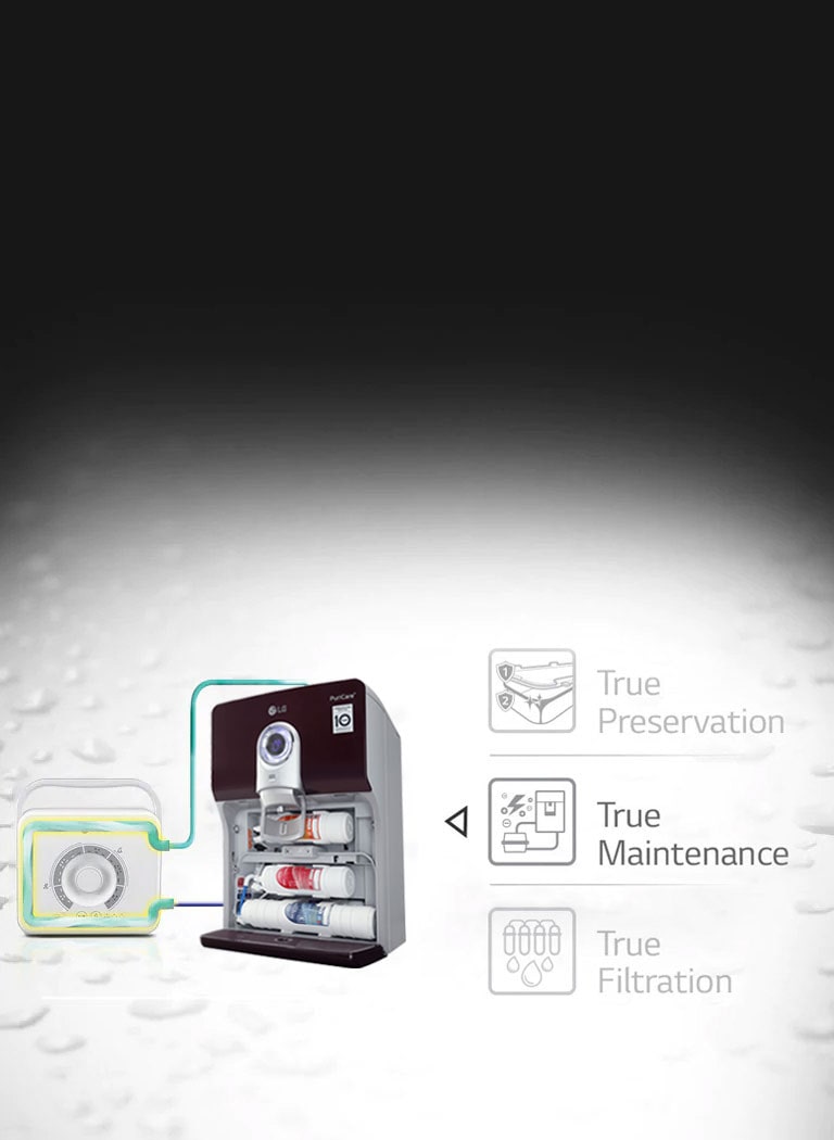 8L RO UV UF MB Water Purifier with Steel Tank Crimson Red