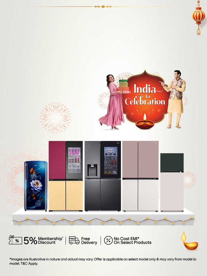 French Door Fridges Smart & Ice Maker Refrigerators LG IN