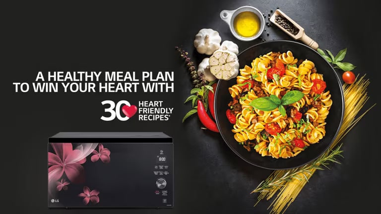 COOK HEALTHY RECIPES FOR YOU AND YOUR FAMILY WITH LG ALL-IN-ONE MICROWAVE
