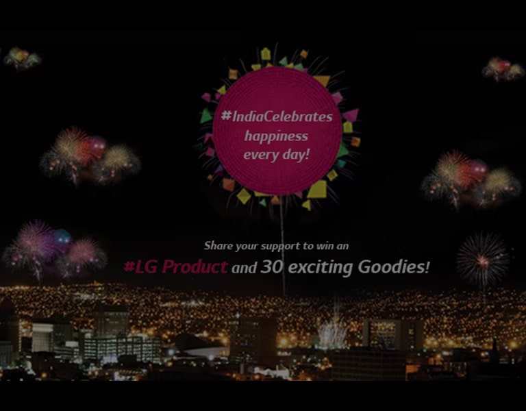 INDIA CELEBRATES HAPPINESS WITH LG