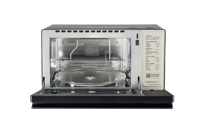 Microwave-ovens-open-view