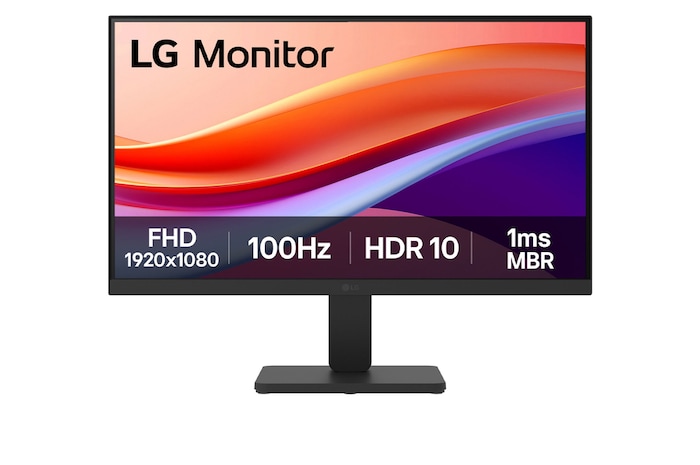 LG 22U401A-B FHD-QHD Front View