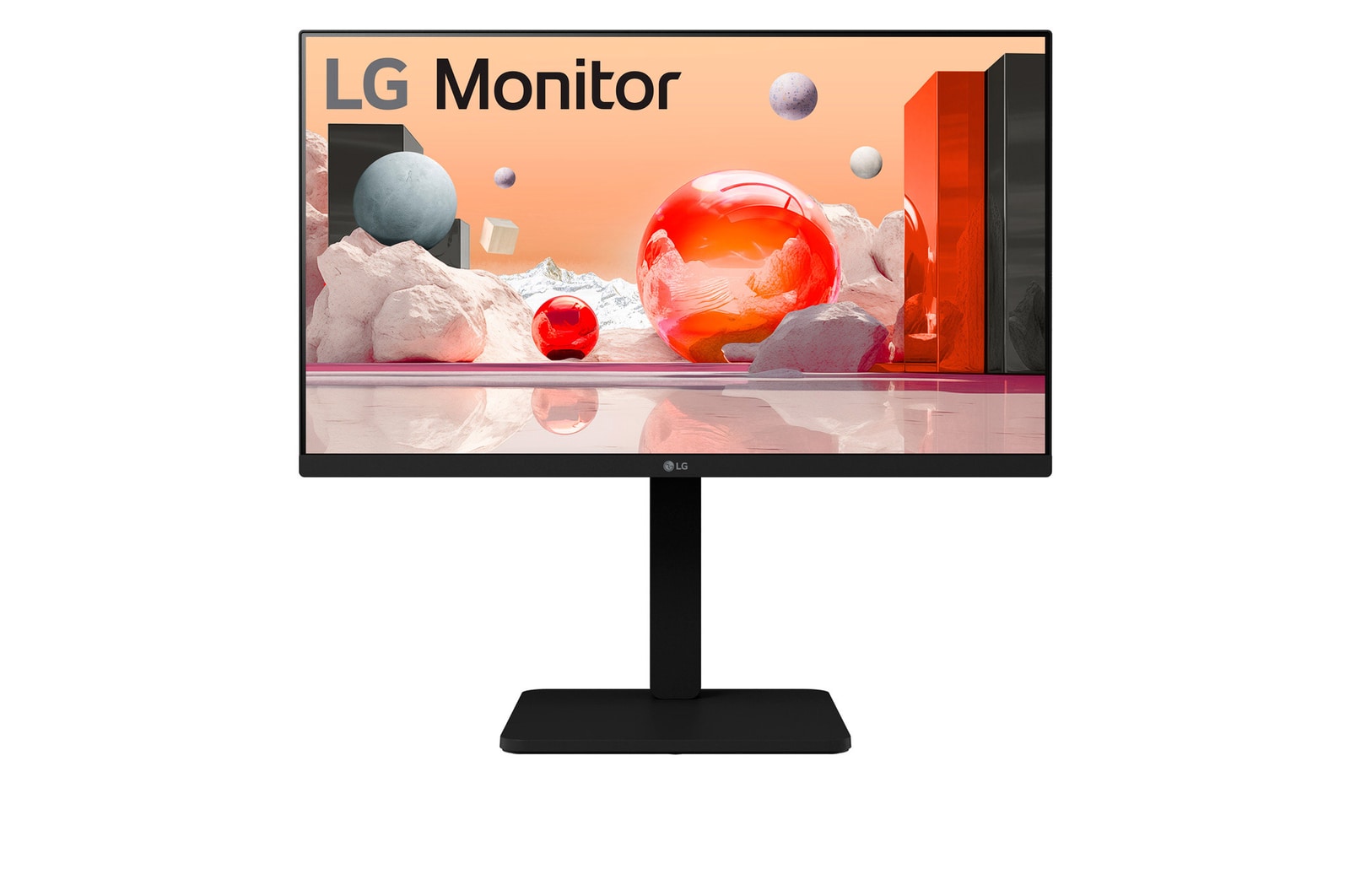 LG 24BA450-B ultragear-monitors front view