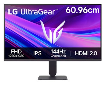 LG 24G411A-B Gaming Front View