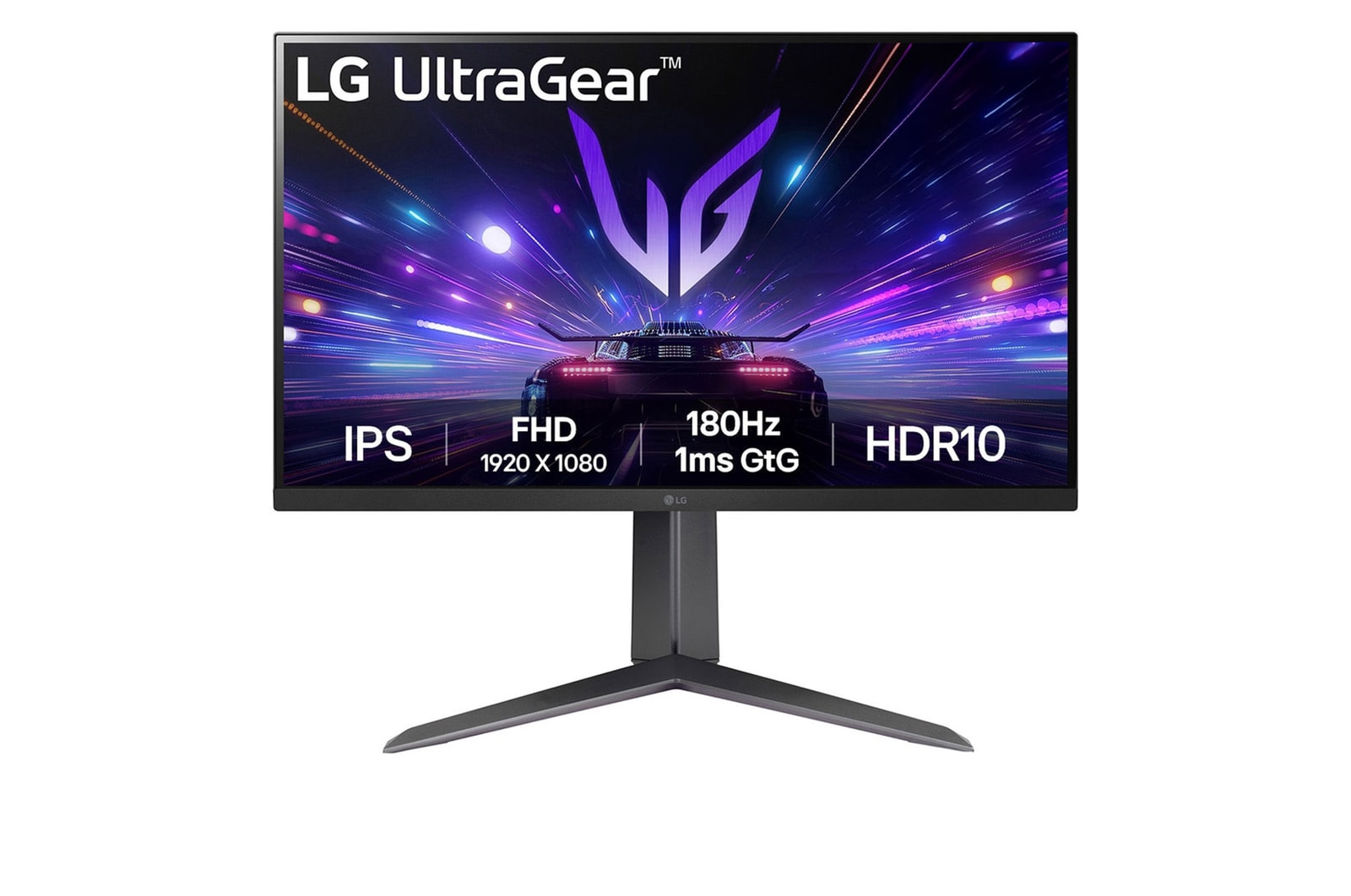 LG 27GS65F-B gaming front view