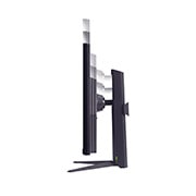 side view of  sliding monitor