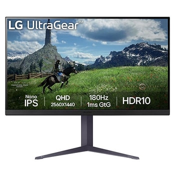 LG 27 (68.58cm) UltraGear QHD IPS 1ms 144Hz HDR Monitor with