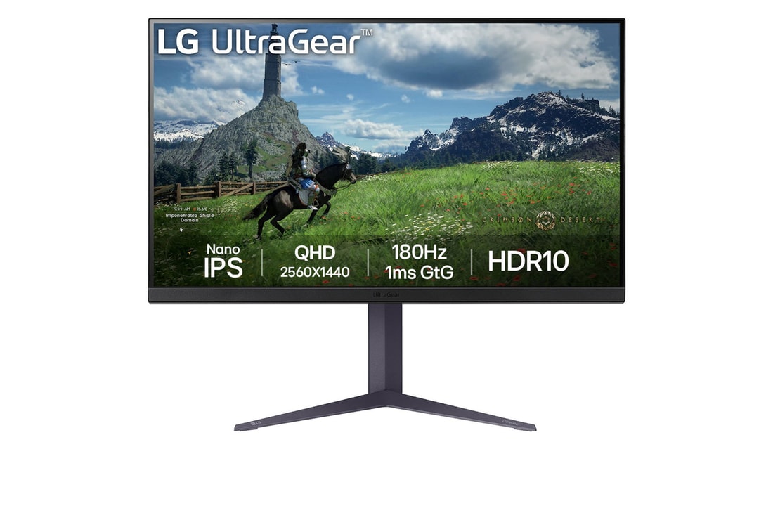 LG 32GS85Q-B Gaming front view