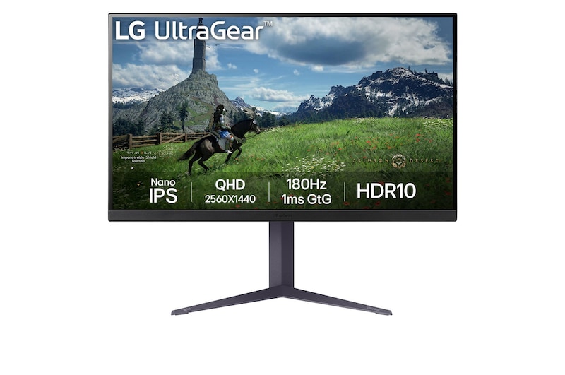 LG 32GS85Q-B Gaming front view