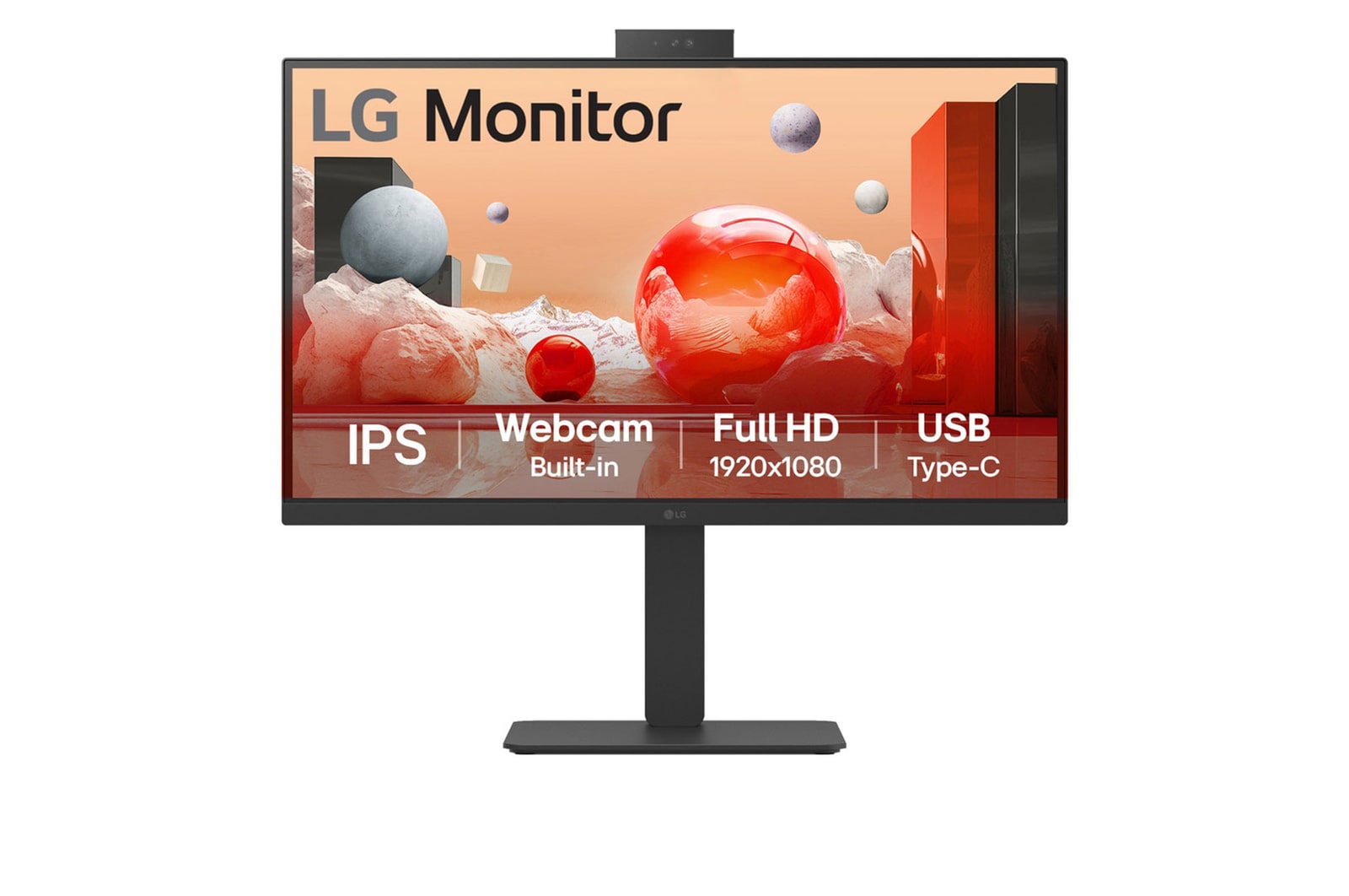 LG 27BA450-B ultragear-monitors front view
