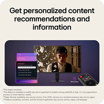 AI Concierge providing personalized recommendations based on viewing patterns and usage context.