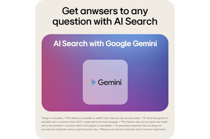 Generative AI on LG Smart Monitor supporting intelligent content discovery and creative assistance.