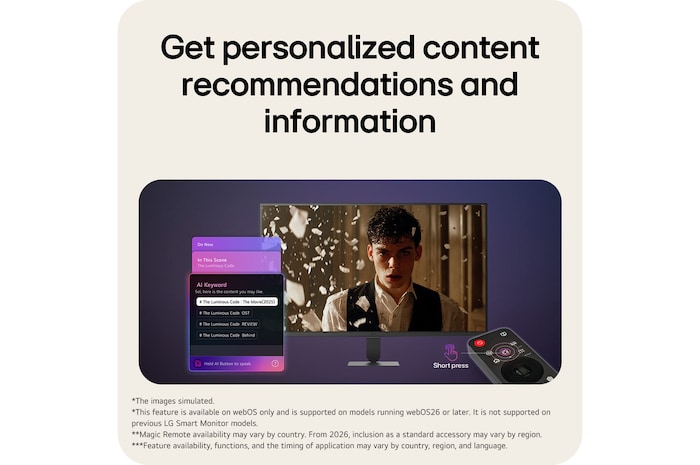AI Concierge providing personalized recommendations based on viewing patterns and usage context.